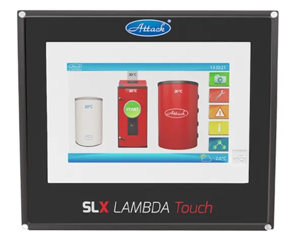 Kieto kuro katilai ATTACK SLX LAMBDA 20kW automatinis su 200L įkrova (valdomas internetu) – Paveikslėlis 3