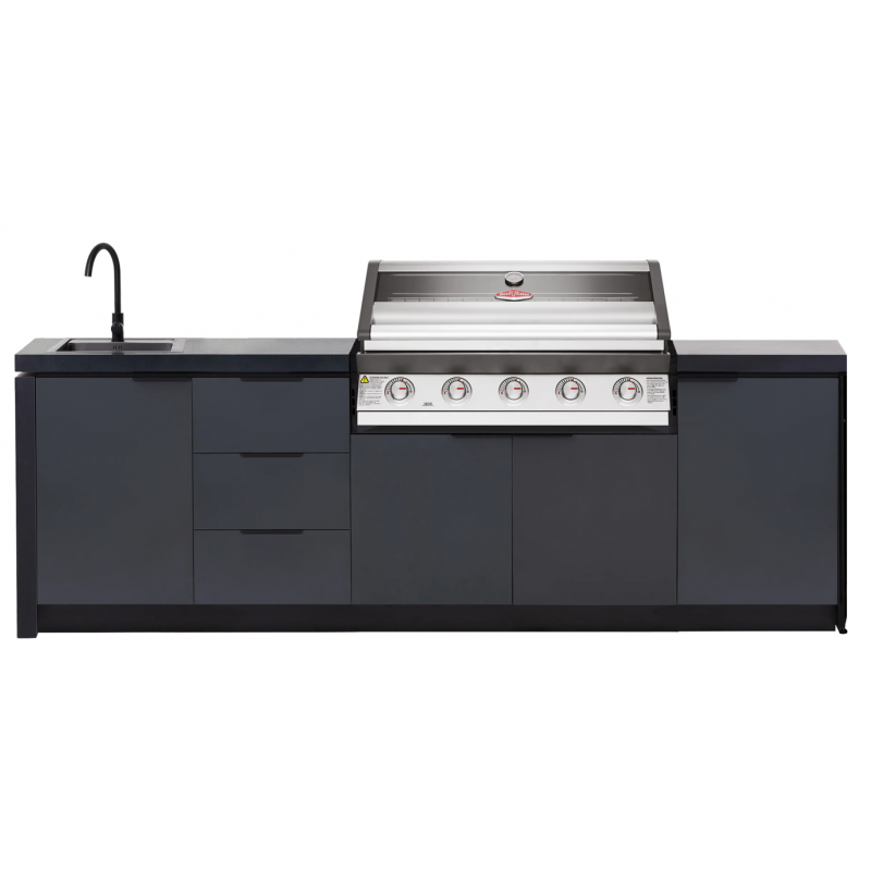 Lauko virtuvė Cabinex Premium su Beefeater 1600S 5 degiklių dujiniu griliumi (be šaldytuvo)