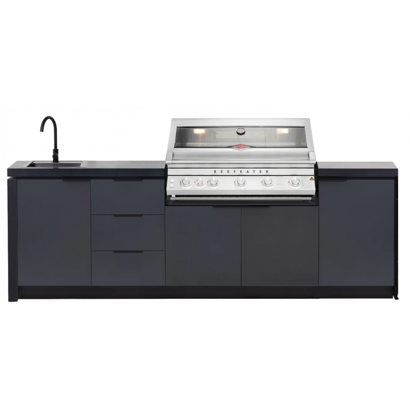 Lauko virtuvė Cabinex Premium su Beefeater 7000 Premium 5 degiklių griliumi (be šaldytuvo)