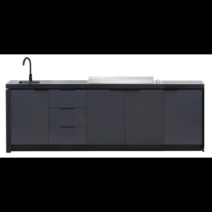 Lauko virtuvė Cabinex Premium su Beefeater Proline Flatlid 6 degiklių dujiniu griliumi (be šaldytuvo)