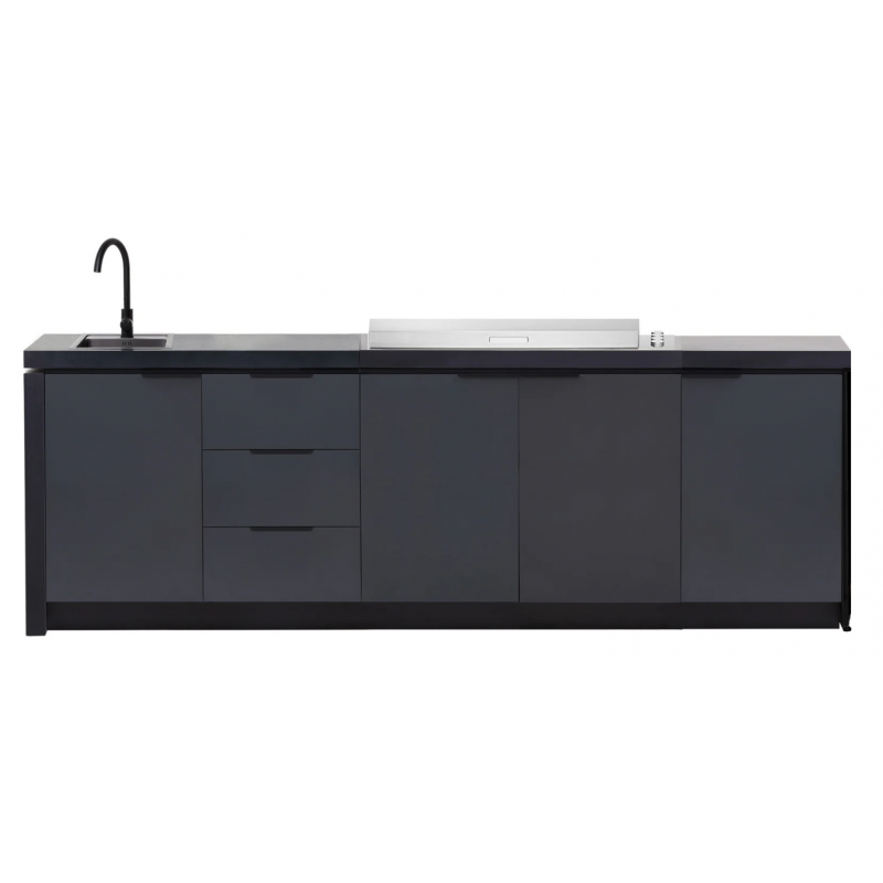 Lauko virtuvė Cabinex Premium su Beefeater Proline Flatlid 6 degiklių dujiniu griliumi (be šaldytuvo)
