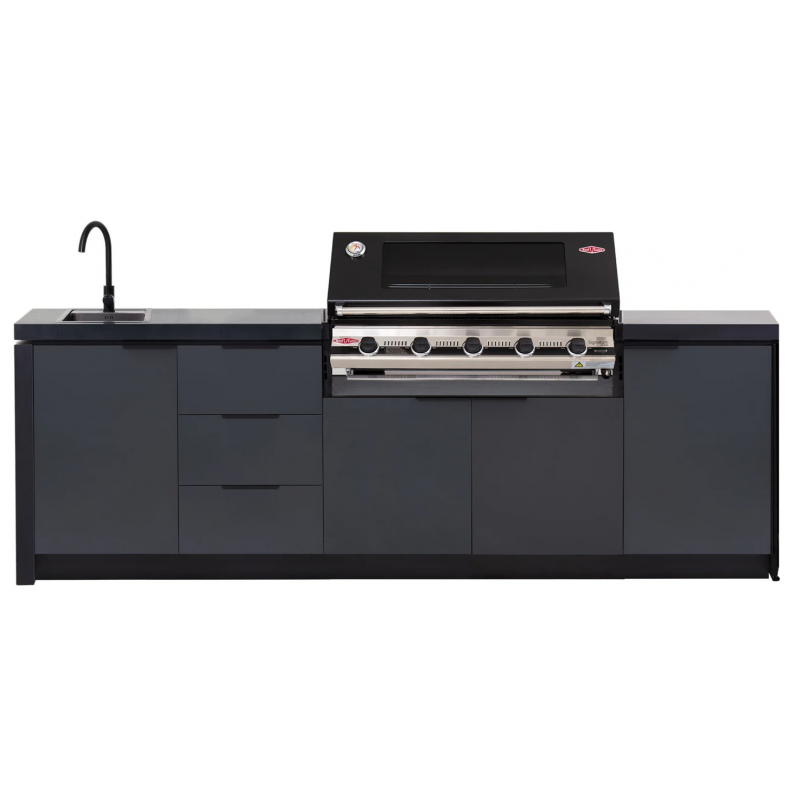 Lauko virtuvė Cabinex Premium su Beefeater S3000E 5 degiklių dujiniu griliumi (be šaldytuvo)