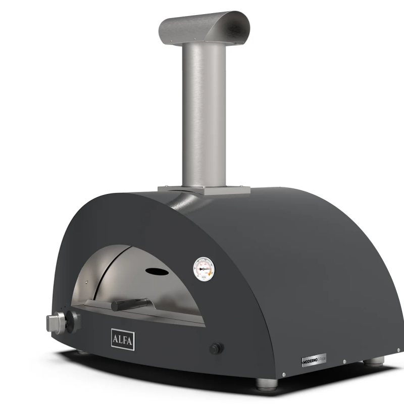 Malkinė Picos Krosnis Alfa - MODERNO 2 Pizze : Spalva - Ardesia Grey – Paveikslėlis 2