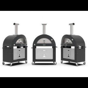 Malkinė Picos Krosnis Alfa - MODERNO 3 Pizze : Spalva - Ardesia Grey