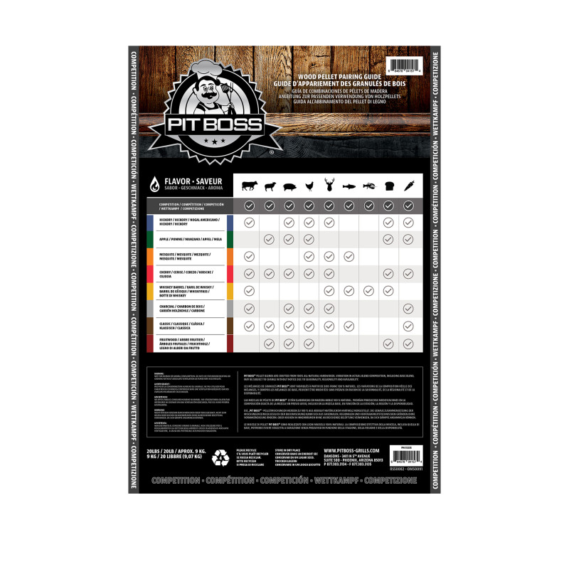 Granulių mišinys Pit Boss Competition Blend 9 kg – Paveikslėlis 2