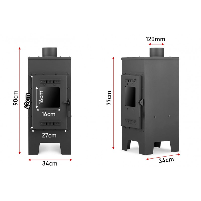 Krosnelė - CEZAR 9.5 KW – Paveikslėlis 7