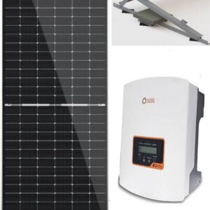 Saulės elektrinės komplektas (be montavimo darbų), stogo danga - plokščiam stogui