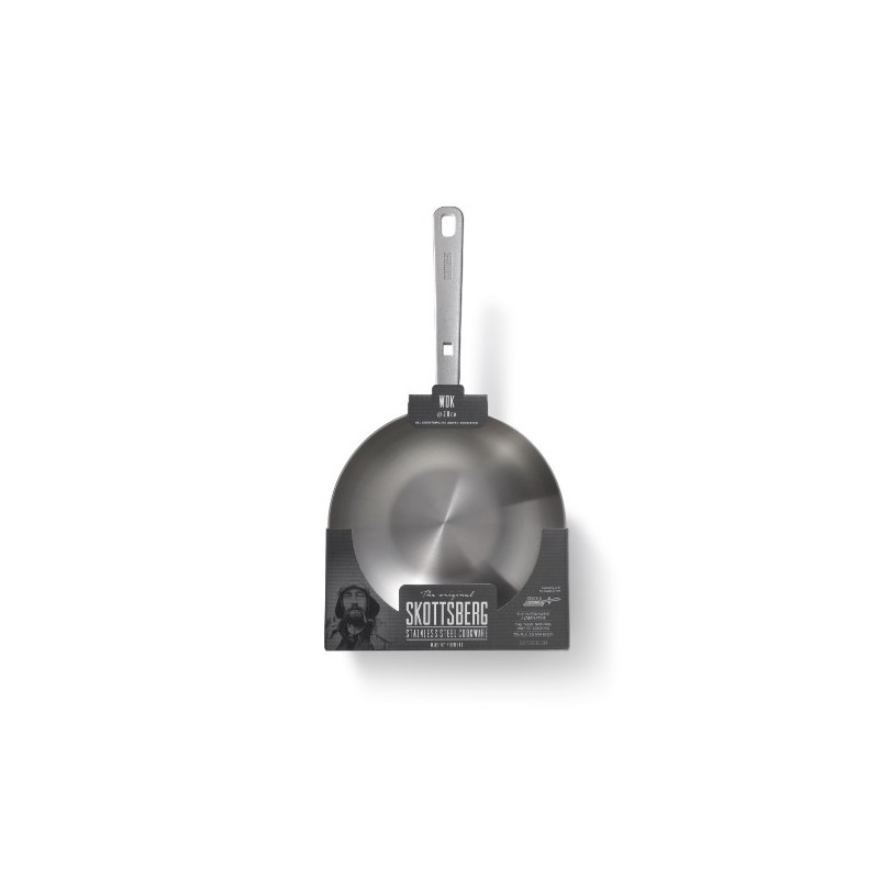 Nerūdijančio plieno WOK keptuvė Skottsberg 28cm – Paveikslėlis 7