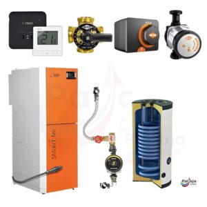 Granulinis katilas su karšto vandens ruošimu