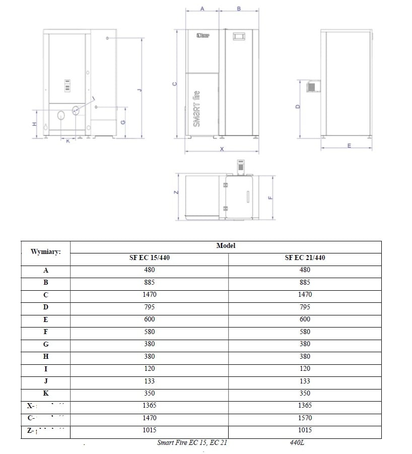 Granuliniai katilai SmartFire EC21 – Paveikslėlis 9