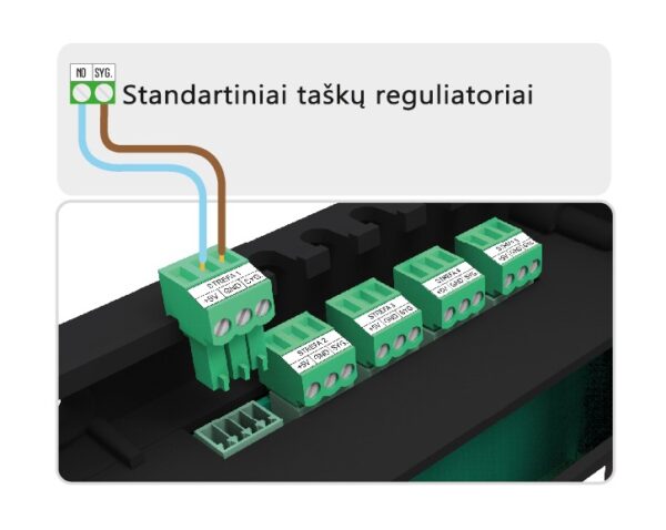 standartiniai taškų reguliatoriai