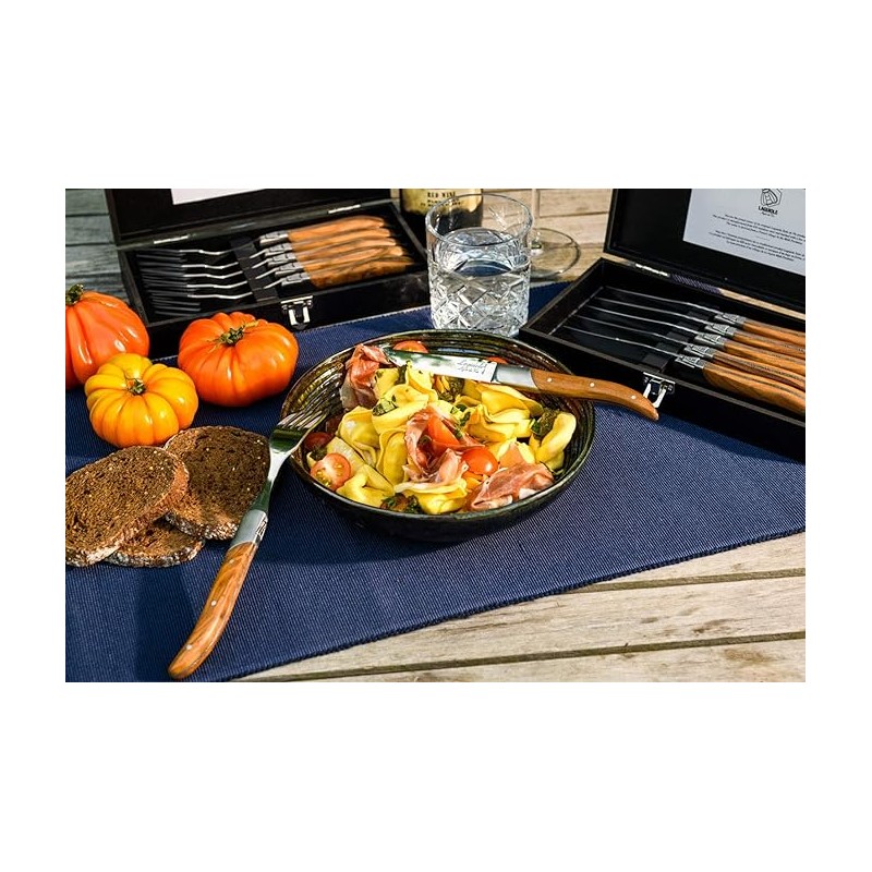 Steiko šakučių rinkinys Forged Luxury Line Olive Wood – Paveikslėlis 6