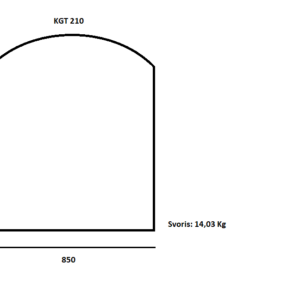 Grūdintas stiklas po židiniu ar krosnele 6mm 850x1100