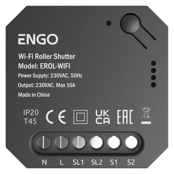 Engo EROL-WIFI žaliuzių relė