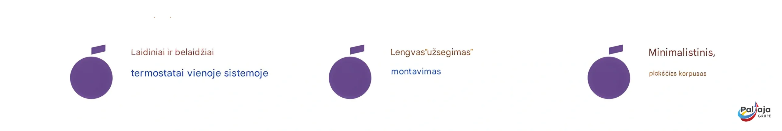 xTHERM 60RBD Termostato privalumai